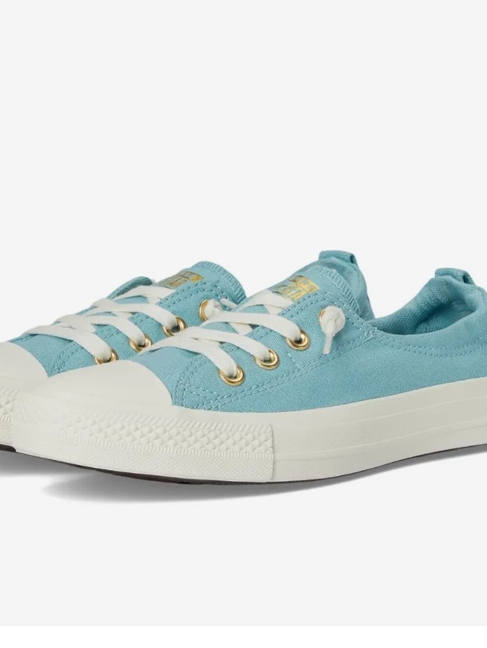 Converse Chuck Taylor All Star Shoreline Slip-On Sneakers-Vernal Pool/Egret/Gold
